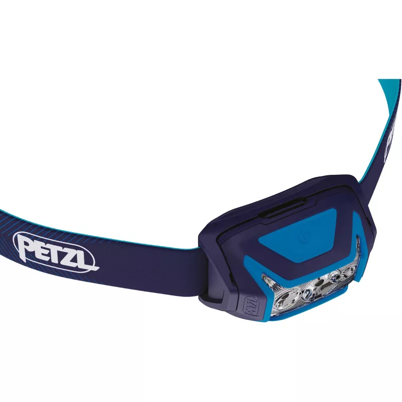 Galvas lukturītis Petzl Actik Core zils LED 100 lm USB uzlādējams