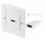 Microconnect HDMWALL1 kontaktligzda HDMI Balti
