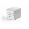 Durable VARICOLOR MIX 4 SAFE pelēka plastmasa 4 atvilktnes