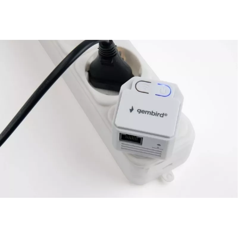 Tīkla retranslators Gembird WNP-RP300-03, 300 Mb/s, 2,4 GHz, 3 dBi iekšējā antena, 1x RJ-45