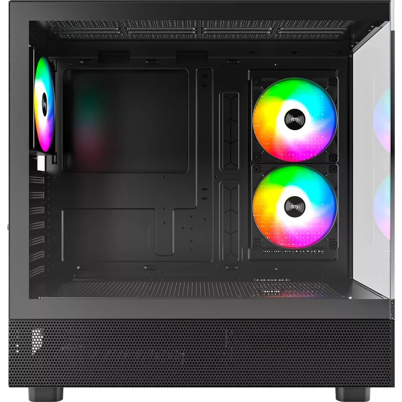 Montech XR Midi-Tower, rūdīts stikls - melns