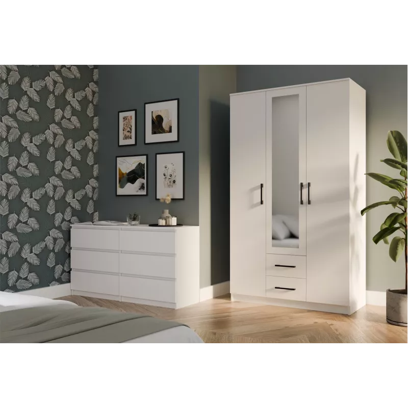 Skapis Topeshop ROMANA 120 BIEL