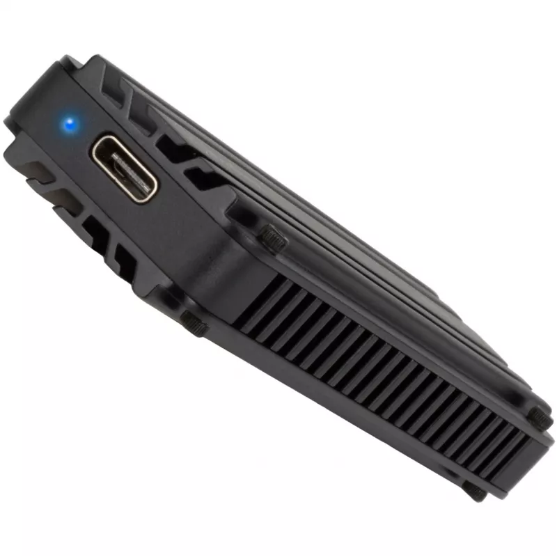 SSD korpuss Silverstone MS12 Melns M.2