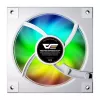 Dzesēšanas ventilators Darkflash DM20 balts 120 mm 3‑pin datora korpusam un CPU dzesēšanai