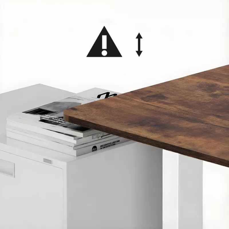 Elektriski regulējams augstuma galds ergo birojam ER-400 W — maks. augstums 1160 mm, maks. slodze 80 kg