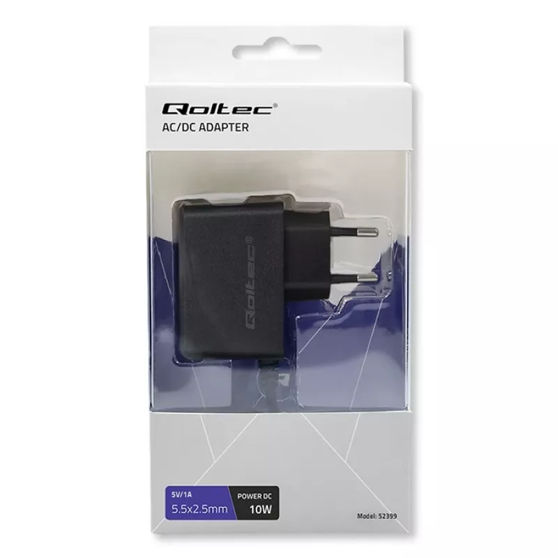 Tīkla barošanas bloks 10W 5V, 2A, 5.5x2.5