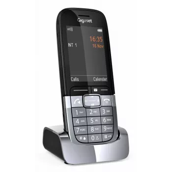 Gigaset SL850H Pro DECT telefons ar zvanītāja ID, titāna krāsā