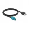 Kabelis HSD Z ligzda uz USB 2.0 Type-A ligzda 1 m DeLOCK 90502
