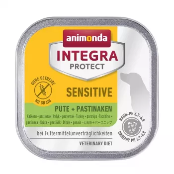 Mitrā suņu barība animonda Integra Protect Turkey & Parsnips 150 g — pieaugušiem suņiem, monoproteīna, bez graudiem un sojas
