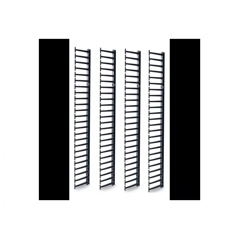 APC NetShelter kabeļu pārvaldība, Vertikāls kabeļu pārvaldnieks, priekš NetShelter SX tīkla skapjiem 48U, komplektā 4 gab., 250 x 2045 x 170 mm