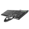 A4Tech KM-72620D - Tastatūras un peles komplekts - USB - US - Melns