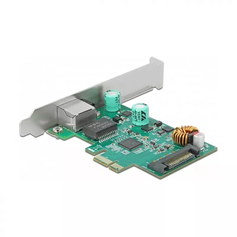 PCI Express x1 karte DeLOCK RTL8125 2.5 Gigabit LAN PoE+