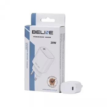 Lādētājs Beline Beli2161 20 W PD 3.0 balts USB-C ātrās uzlādes adapteris