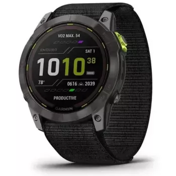 Garmin Enduro 2 3.56 cm (1.4) MIP 35 mm digitāls 280 x 280 pikseļi skārienjūtīgs pelēks Wi-Fi GPS (satelīts)