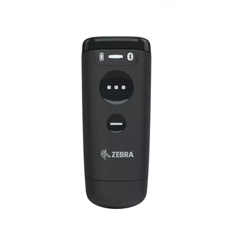Rokas svītrkodu lasītājs Zebra CS60 1D/2D LED Bezvadu IP65 Melns, Bluetooth/USB, 100 m diapazons, 83 g