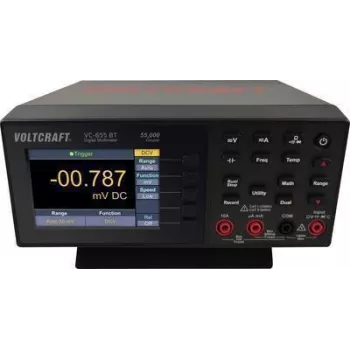 VOLTCRAFT VC-655 BT galda multimetrs digitālais CAT I 1000 V, CAT II 600 V Displejs (izšķirtspēja): 55000 (VC-11785300)