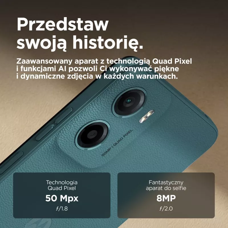 Motorola moto g05 16.9 cm (6.67 collas) Dual SIM Android 15 4G USB Type-C 8 GB 256 GB 5200 mAh zaļš