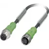 Phoenix Contact Sensor-/actuator-Cable Pole: 4 SAC-4P-M12MS/ 1,5-PUR/M12FS Sastāvs: 1 gab. (1668373)