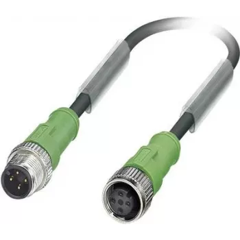 Phoenix Contact Sensor-/actuator-Cable Pole: 4 SAC-4P-M12MS/ 1,5-PUR/M12FS Sastāvs: 1 gab. (1668373)