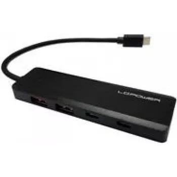 USB centrmezgls LC-Power LC-HUB-U3-4-C — 4 portu USB 3.0 centrmezgls