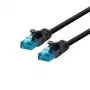 Tīkla komutācijas kabelis LOGON Cat5e UTP, RJ-45 uz RJ-45, 7,5 m, melns