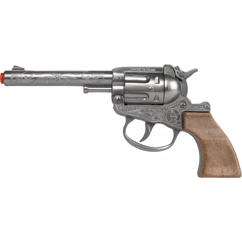 Rotaļlietu metāla kovboja revolveris Gonher 8-šāvienu modelis 239842
