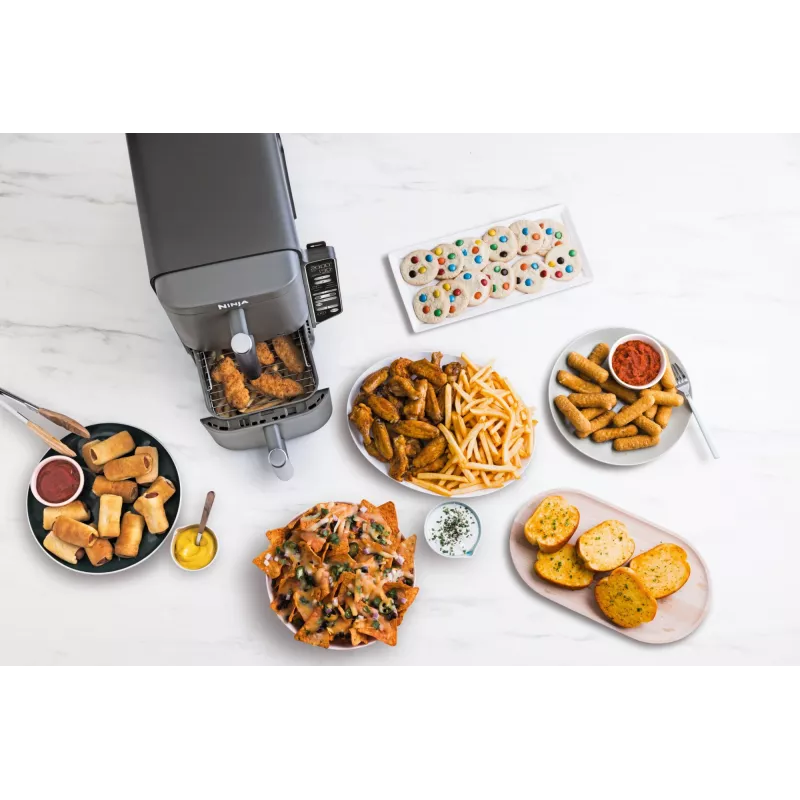 Ninja Double Stack XL Air Fryer 2 nodalījumi ar temperatūras zondi SmartCook 9,5 L SL451EU