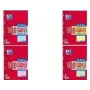 Gredzenveida saistvielas ieliktņi CONQUERANT SEYES Zils 80 g/m² 50 loksnes A4