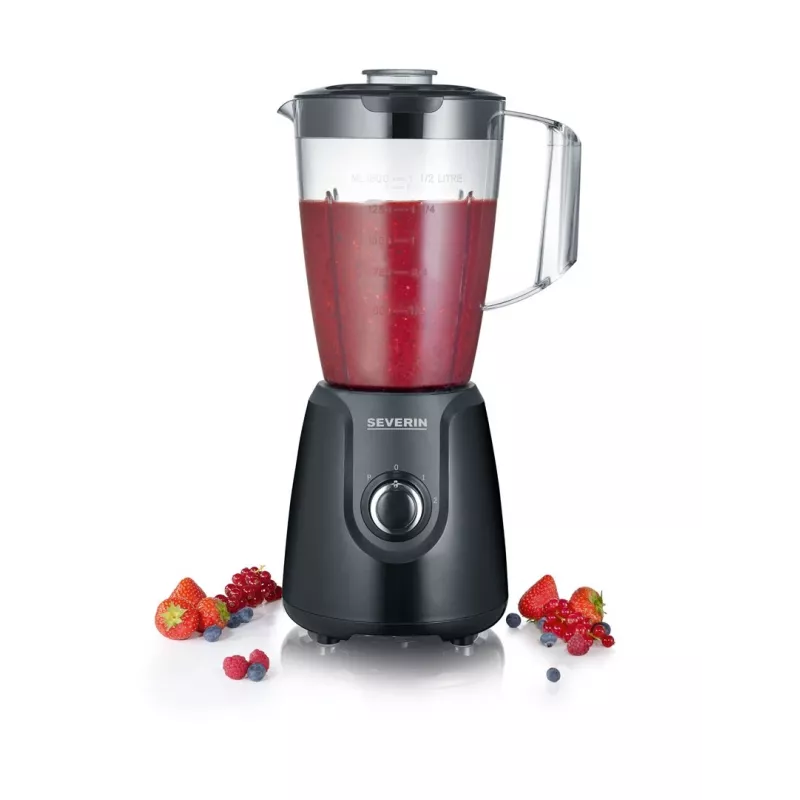 Severin SM 3707 blenderis 1,5 L Galda blenderis 600 W Melns