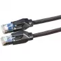 DTWYLER ielāpu vads Cat.6 E klase S/FTP CU 7702 flex LSOH Hirose TM21 melns 2m