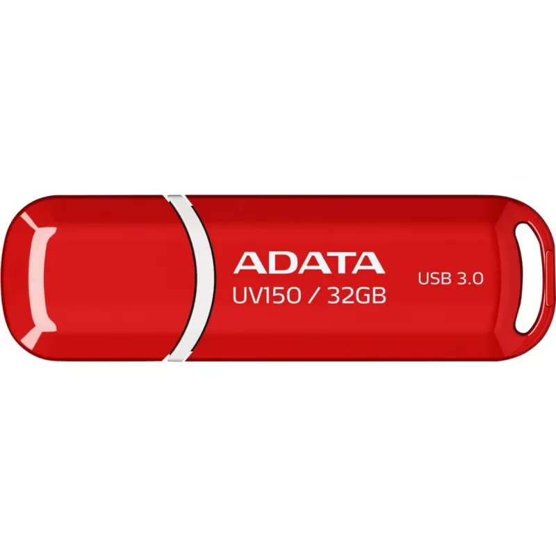 ADATA DashDrive UV150 USB zibatmiņa 32 GB, USB Typee-A 3.2 Gen 1, sarkana, vāciņa dizains