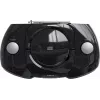Pārnēsājams Bluetooth boombox SENCOR SPT4710B — 20 W kopējā jauda, Bluetooth 5.3, CD/USB/FM, bateriju vai maiņstrāvas barošana