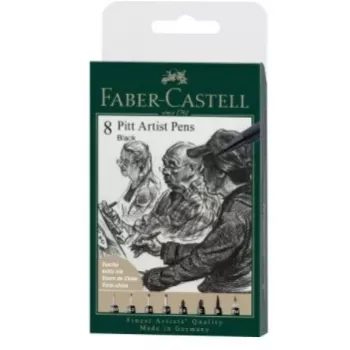 Flomāsters Faber-Castell 167158 Melns 1 gab.