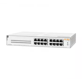 HPE Aruba Networking Aruba Instant On 1430 16G Class4 PoE 124W Nepārvaldāms L2 Gigabitu Ethernet (10/100/1000) Strāva caur Ethernet (PoE) 1U Balts