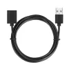 USB pagarinātājs AM-AF 1,8 m melns