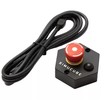 Button Simucube Premium Torque off button, Melns/Red, 120×120×70 mm