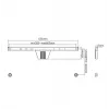 TV stiprinājums Gembird WM-S80F-01 2.03 m Melns 50 kg ietilpība