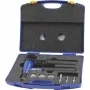 Aklo kniežu uzgriežņu instruments GESIPA GBM 40‑R ar sprauslu un stieņiem M5/M6/M8/M10 futrālī