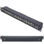 Extralink Gigabit PoE ievadītājs 12 portu 12x 1000Mb/s RJ45, montējams statīvā