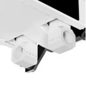 CPU ūdens bloks TRYX L-P0CL-DS0M-G0W Intel un AMD ligzdām ar AMOLED displeju, balta apdare