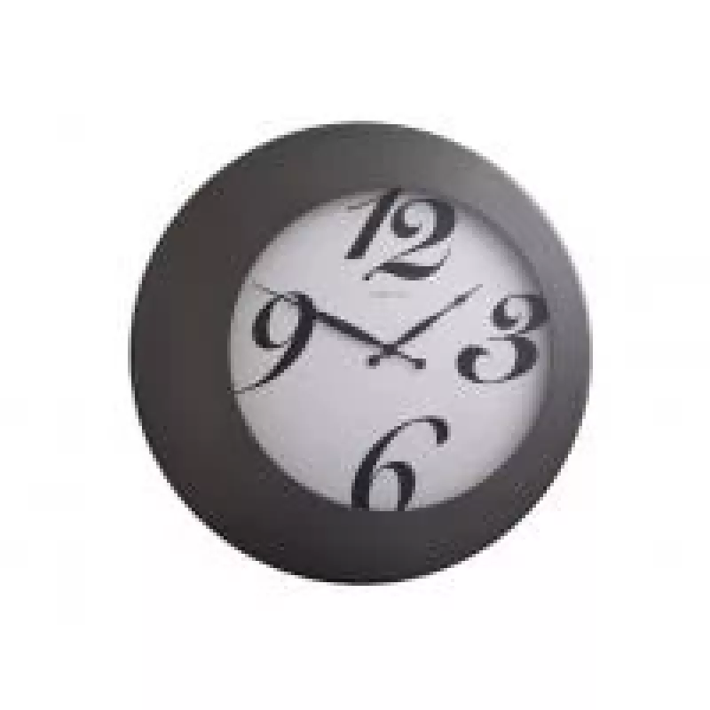 NeXtime pulkstenis 2947 Walter, Ø 45 cm, sienas, melns