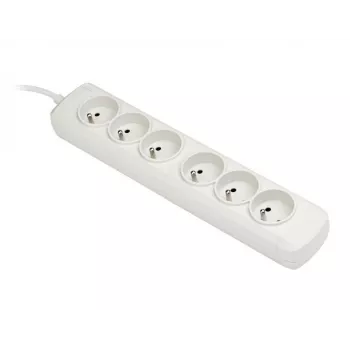 Strāvas sadalītājs ActiveJet 6GNU - 3M - S, 6 kontaktligzdas, 3 m kabelis, 230 V/50 Hz, 10 A, E tipa spraudnis