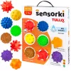 Sensoriskās bumbiņas bez caurumiem TULLO 8 gab.