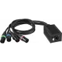 DMX-RJ45 adapteris EUROLITE DNK-1 (MPN 70064831) DMX512 signālu pārveidošanai uz RJ45 savienojumiem