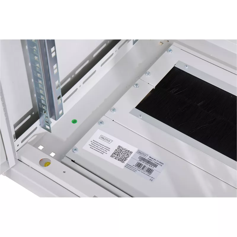 DIGITUS Professional Unique DN-19 22U-6/6-1 - skapis - gaiši pelēks, RAL 7035 - 22U - 48,3 cm (19) (DN-19 22U-6/6-1)