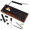 Sharkoon 100068100 tastatūra birojam USB QWERTZ vācu koka krāsā 61 taustiņi RGB LED