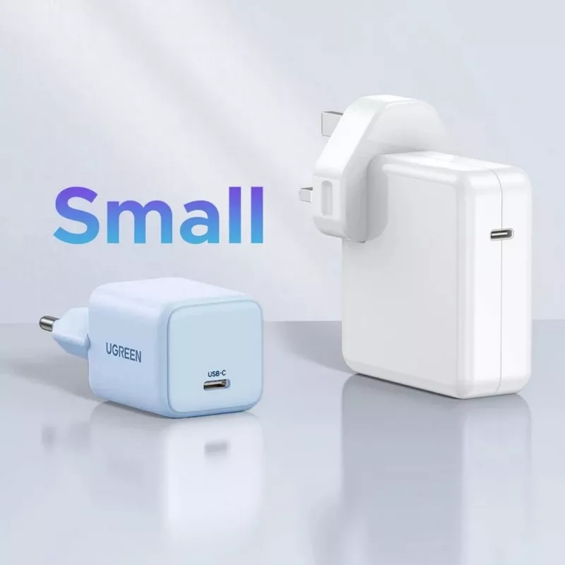 UGREEN X512 20W GAN 1X USB-C STRĀVAS ADAPTERIS - zils