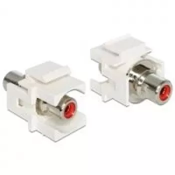 Keystone modulis DeLOCK 86305 sarkans RCA savienotājs