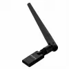 USB Wi‑Fi adapteris LANBERG NC-0300-WIE, USB 2.0, divas ārējās antenas 5 dBi, WLAN 300 Mbps, Ethernet/WLAN, melns
