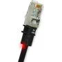 Tīkla kabelis PatchSee PK-F-4 RJ-45 Cat5e 1.2 m melns